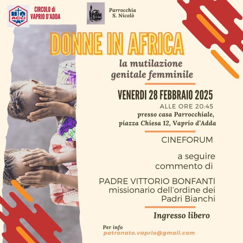 Donne in Africa - Circolo Acli Vaprio d'Adda e Zona Acli Martesa Est (MI)