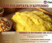 Maxi Polentata d'Autunno - Circolo Acli-Us Acli Crocette (AN)