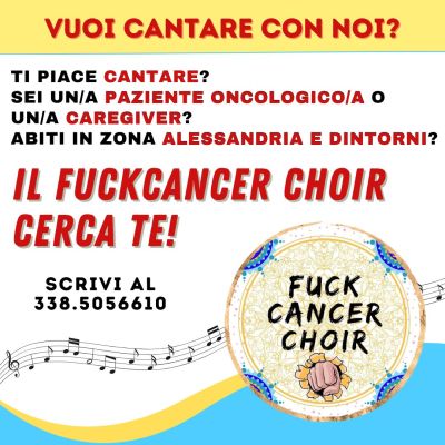 Vuoi cantare con noi? - Circolo Acli FuckCancer Choir (AL)