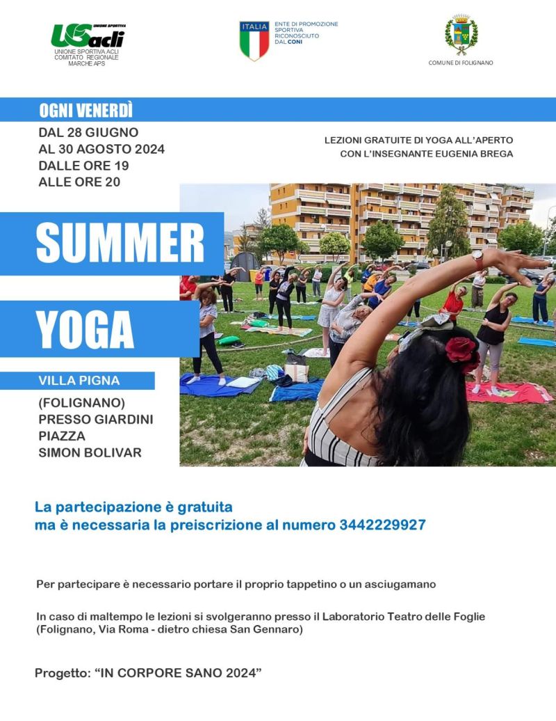 Summer Yoga: Villa Pigna - US Acli Marche