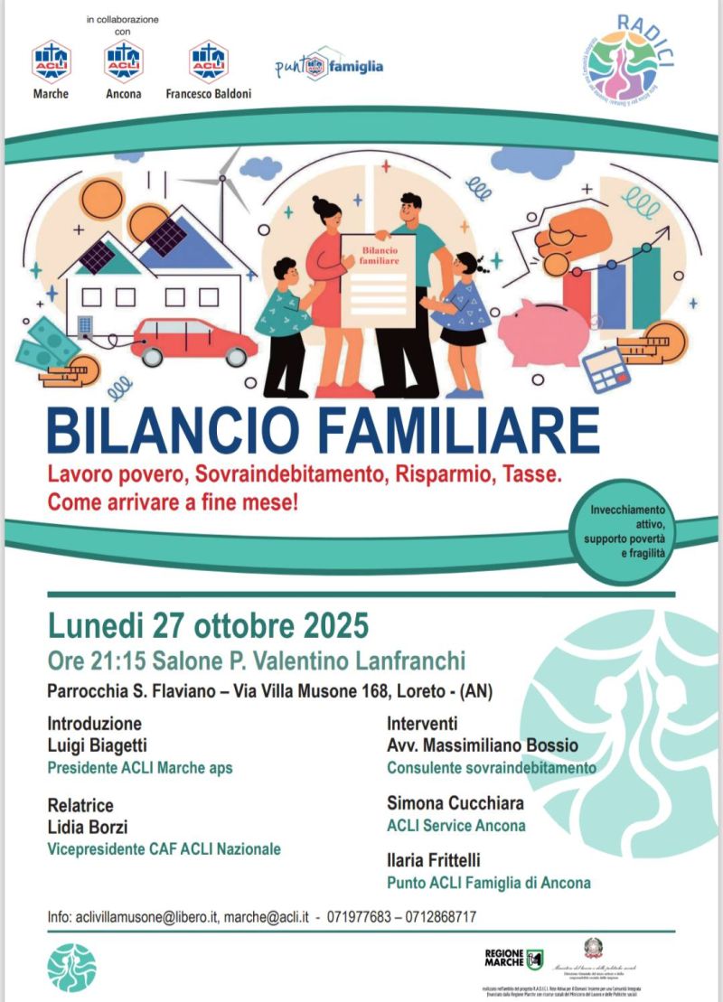 Bilanci familiare - Loreto (AN) - Acli Marche