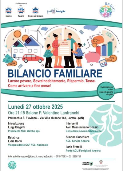 Bilanci familiare - Loreto (AN) - Acli Marche