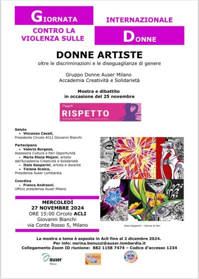 Donne artiste - Circolo Acli Lambrate (MI)