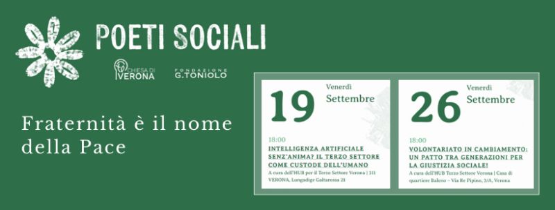Volontariato in cambiamento: Un patto tra generazioni per la giustizia sociale! - Verona - Acli Verona (VR)