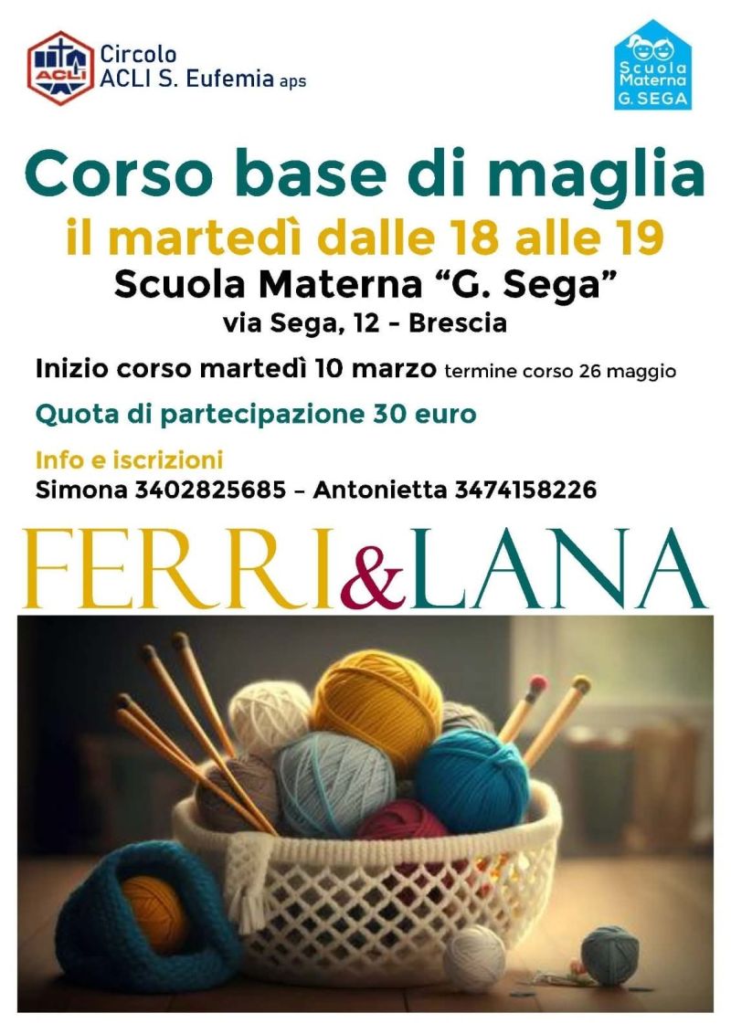 CORSO BASE DI MAGLIA - BRESCIA