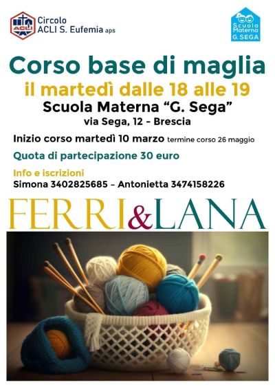 CORSO BASE DI MAGLIA - BRESCIA