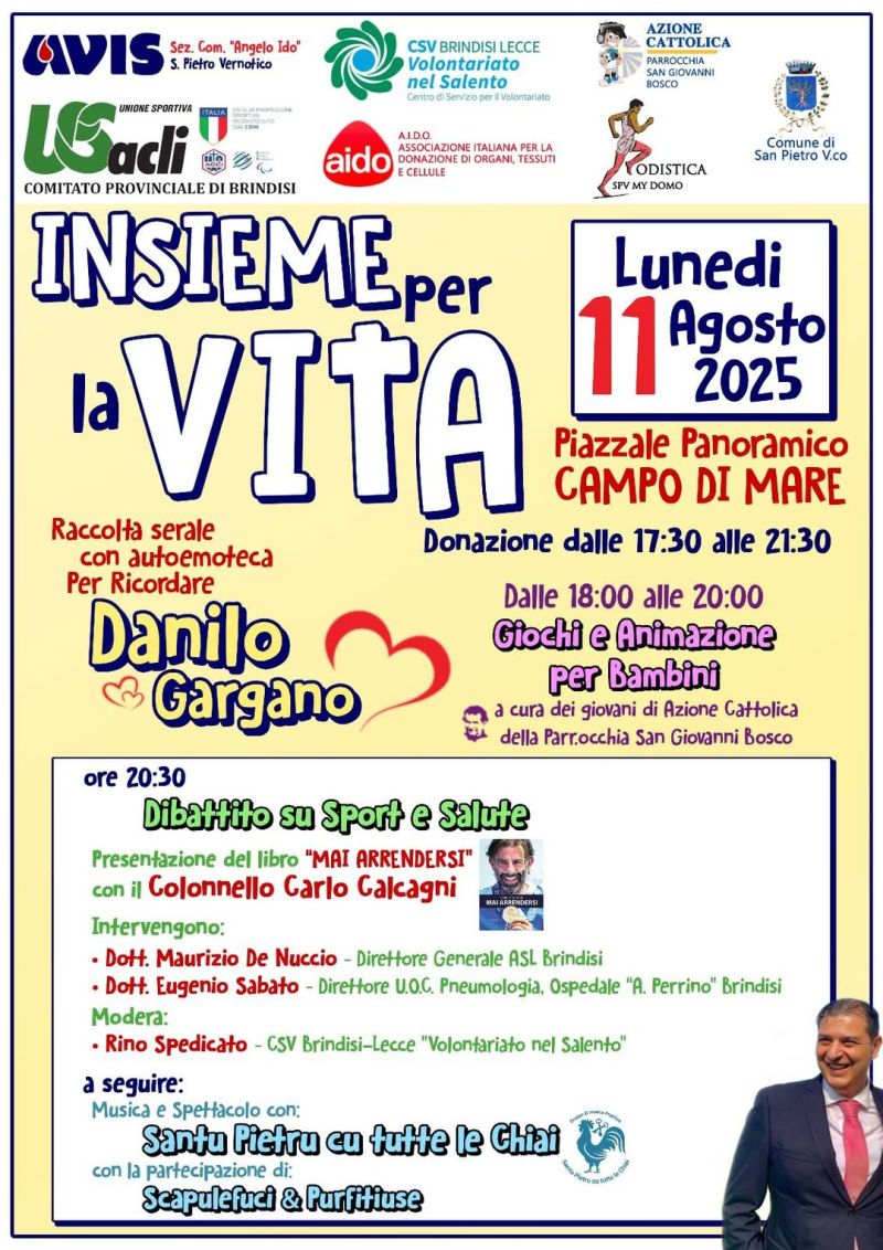 Insieme per la vita - San Pietro Vernotico (BR) - Circolo Acli San Pietro Vernotico (BR)