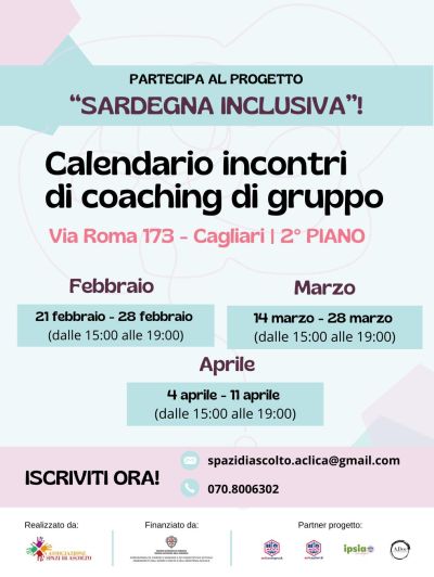 Sardegna Inclusiva: Incontro di coaching di gruppo - Acli Sardegna
