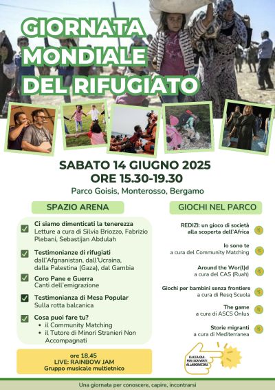 Giornata Mondiale del Rifugiato - Bergamo - Acli Bergamo (BG)