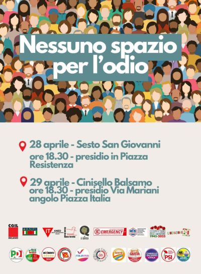 Nessuno spazio per l'odio - Circolo Acli Cinisello Balsamo (MI)