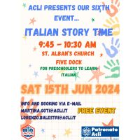 Italian Story Time - Acli Australia