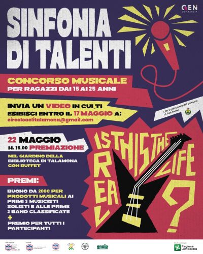 SINFONIA DI TALENTI - CONCORSO MUSICALE - TALAMONA (SO)