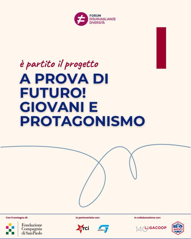 A PROVA DI FUTURO: GIOVANI E PROTAGONISMO