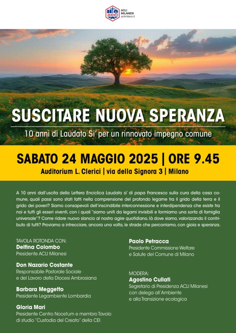 Suscitare nuova speranza - Acli Milanesi (MI)