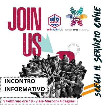 Join Us: Incontro Informativo - Acli Cagliari (CA)