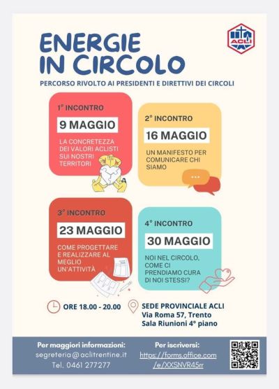 Energie in circolo - Acli Trento (TN)
