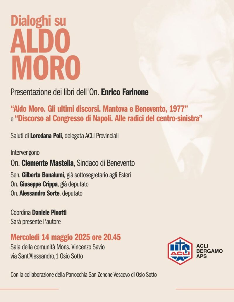 Dialoghi su Aldo Moro - Acli Bergamo (BG)