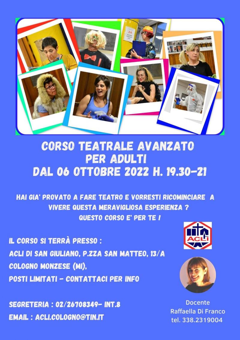 Corso teatro avanzato - Circolo Acli San Giuliano (MI)