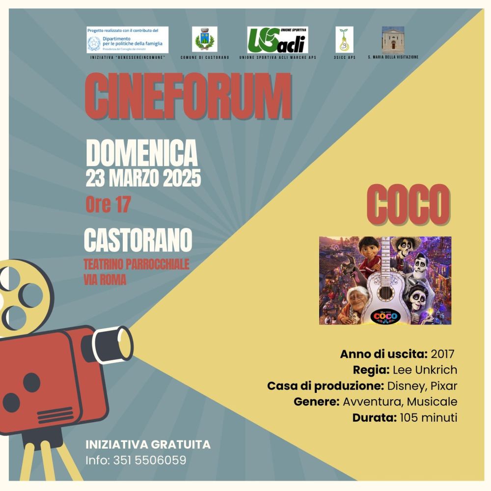 Cineforum: Coco - US Acli Marche