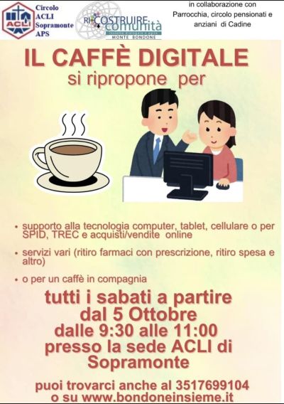 Il caffè digitale - Circolo Acli Sopramonte (TN)