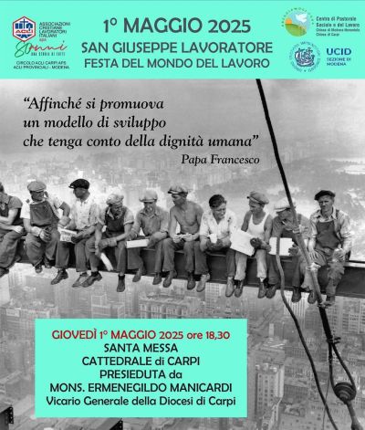 1° Maggio 2025: Festa del Mondo del Lavoro - Circolo Acli Carpi (MO)