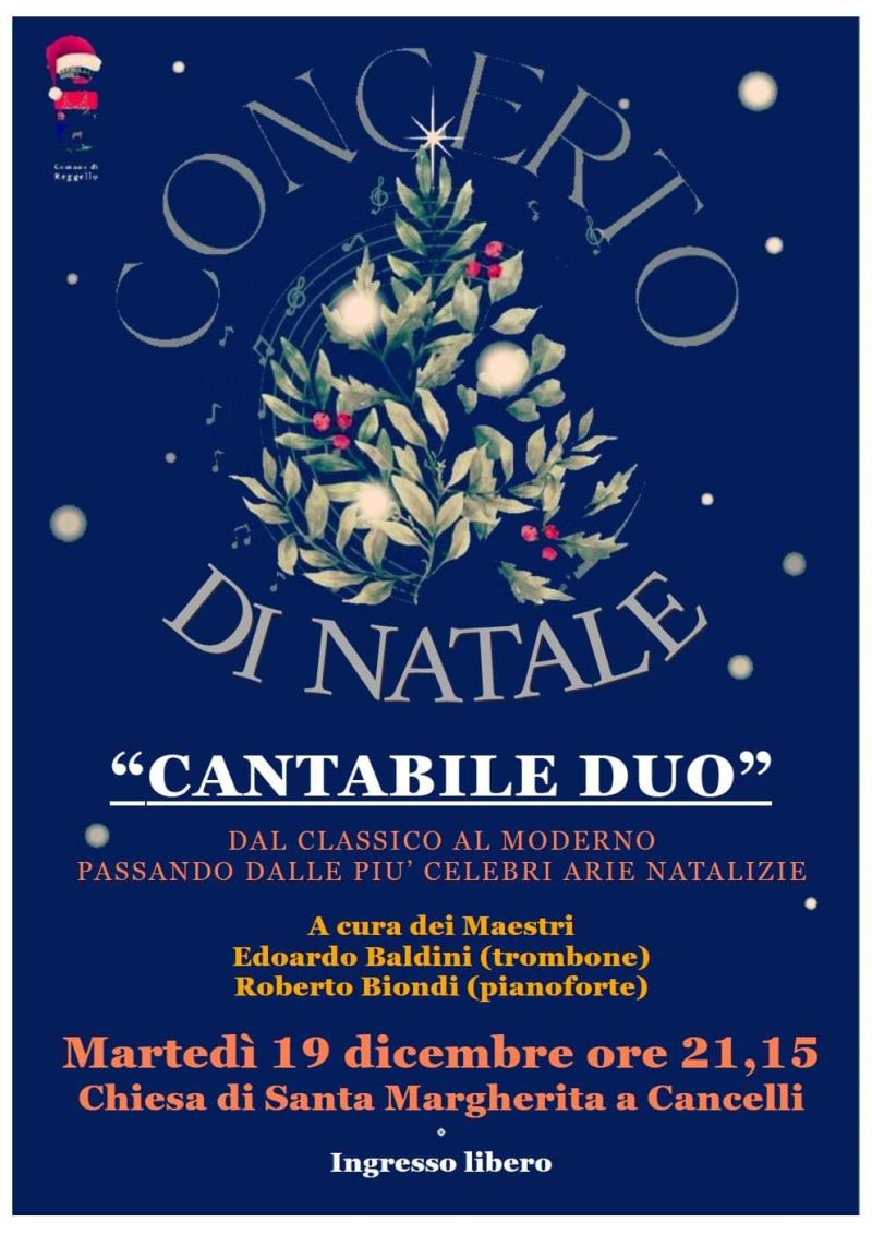 Concerto di Natale: Cantabile duo - Circolo Acli Pro Cancelli (FI)